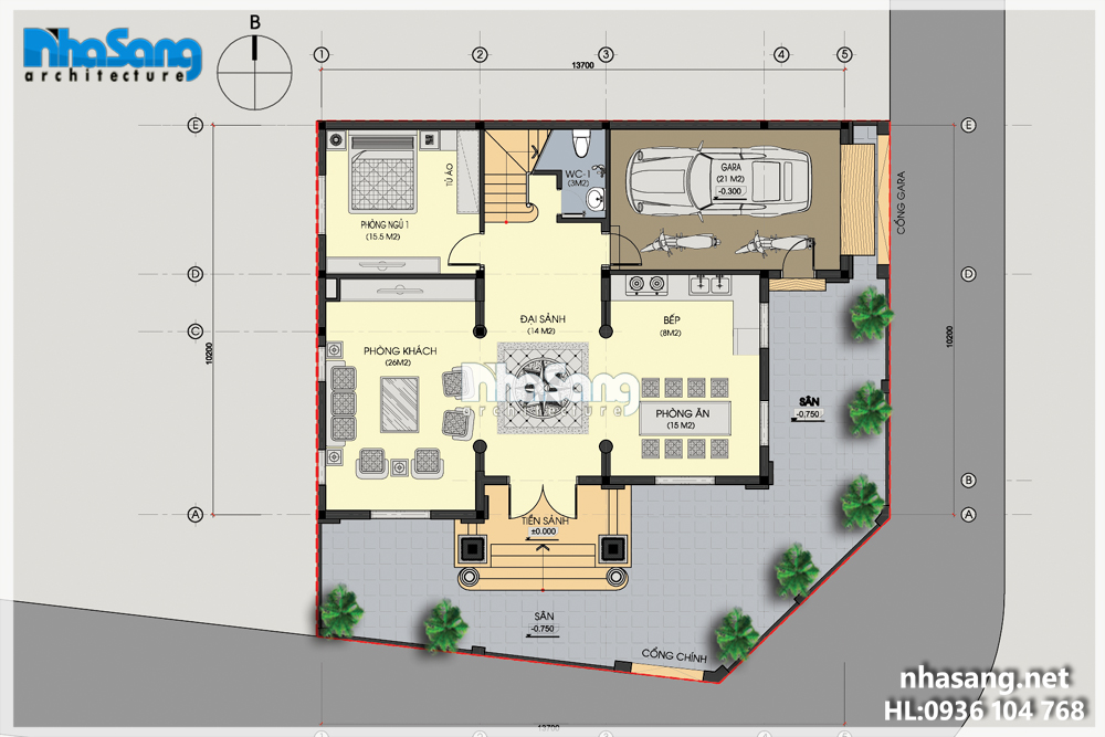 biệt thự lâu đài Pháp đẹp